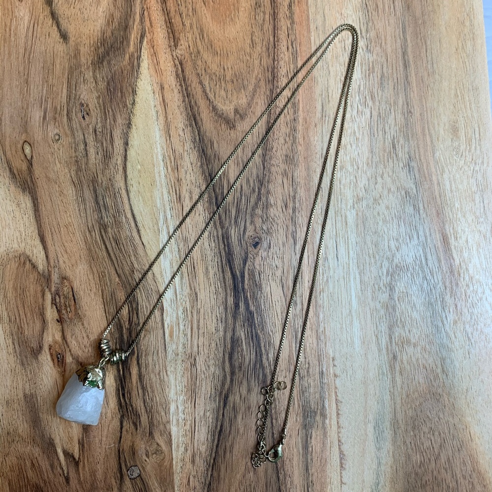FREE PEOPLE | Crystal Pendant Necklace - Picture 2 of 8